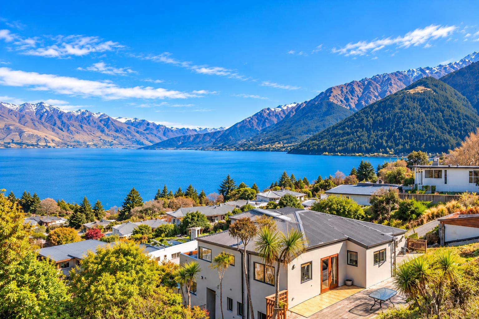 Lake View Oasis, Queenstown, New Zealand